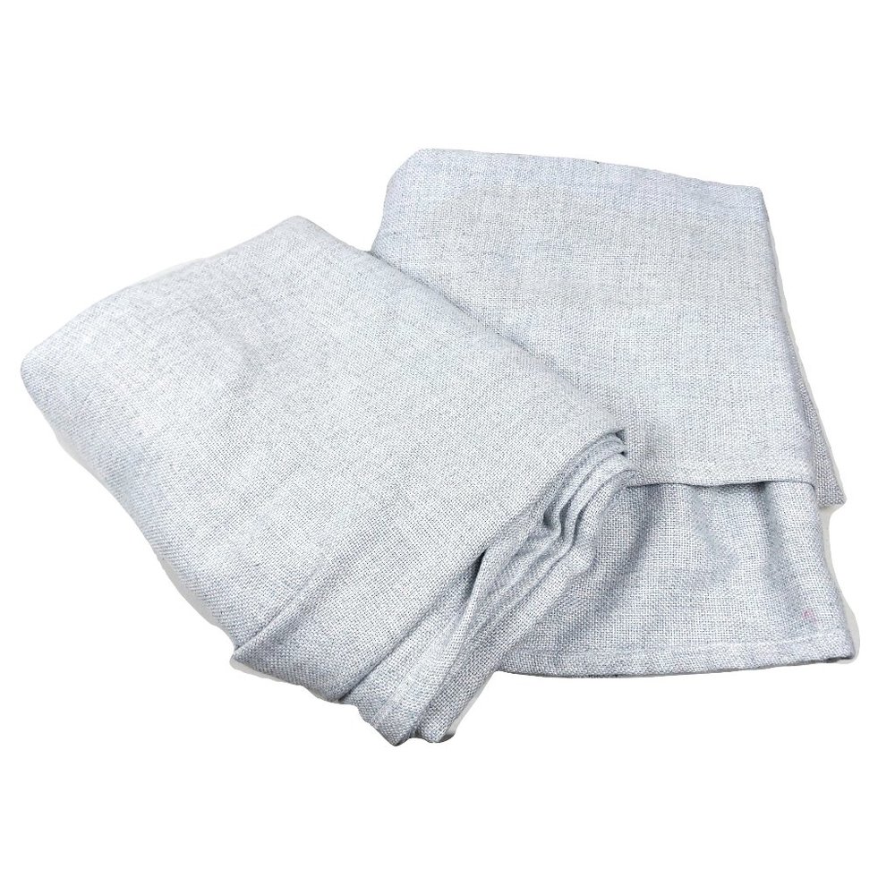 Ikea Powder Blue Ransby X-Long Woven Curtains